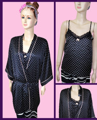 2 Piece Night Gown Set with Robe & Tank Top