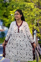 Single Round Kurti – Free Size Comfort Wear