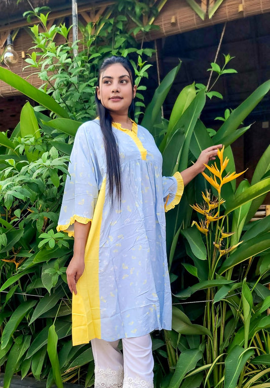 Single Round Kurti – Free Size Comfort Wear