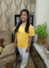 Floral Cotton 2-Piece Nightwear Set – Soft, Comfy & Relaxed Fit