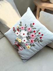 Hand-Stitched No Two Alike Jeans Cushion Cover_ CC-31