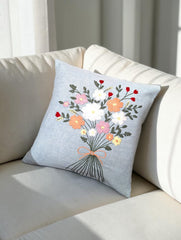 Hand-Stitched No Two Alike Jeans Cushion Cover_ CC-40