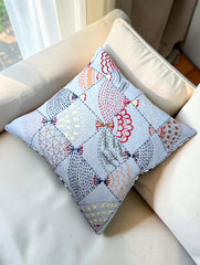 Hand-Stitched No Two Alike Jeans Cushion Cover_ CC-6