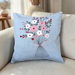 Hand-Stitched No Two Alike Jeans Cushion Cover_ CC-8
