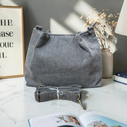 IVY Tote Bag – Stylish & Spacious Denim Tote for Everyday