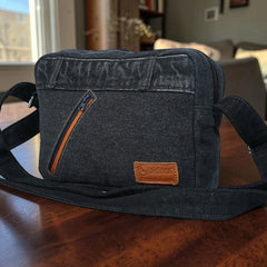 Denim Irish Exclusive Casual Crossbody Bag-Peter-pan