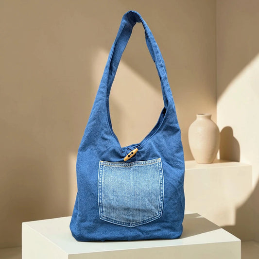 Denim Hippe- Pocket Boho Bag DH-02