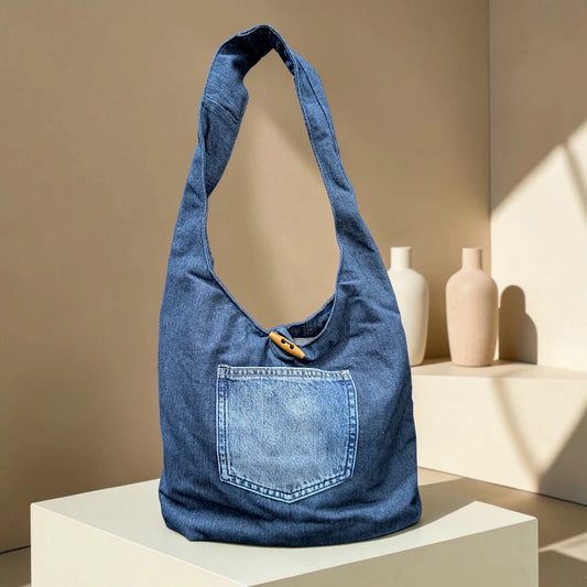 Denim Hippe- Pocket Boho Bag DH-12