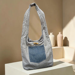 Denim Hippe- Pocket Boho Bag DH-11