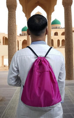 Drawstring Bag_Pither Bag_Lightweight,Foldable Backpack