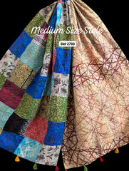 Handmade Silk Stole- While style meets utility- Medium Size-2703