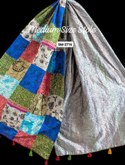 Handmade Silk Stole- While style meets utility- Medium Size-2716