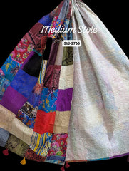Handmade Silk Stole- While style meets utility- Medium Size-2765