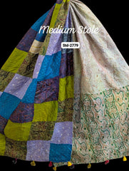 Handmade Silk Stole- While style meets utility- Medium Size-2779