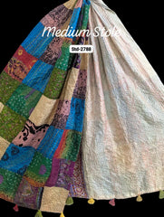 Handmade Silk Stole- While style meets utility- Medium Size-2788