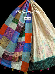 Handmade Silk Stole- While style meets utility- Medium Size-2789