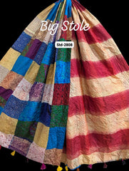 Handmade Silk Stole- While style meets utility-Big Size-2808