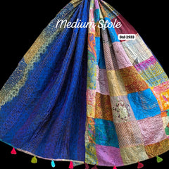 Handmade Silk Stole- While style meets utility- Medium Size-2933
