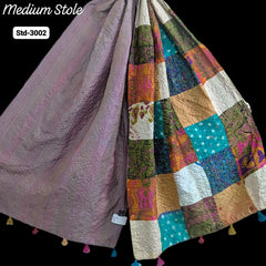 Handmade Silk Stole- While style meets utility- Medium Size-3002