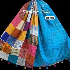 Handmade Silk Stole- While style meets utility- Medium Size-3015