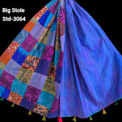 Handmade Silk Stole- While style meets utility-Big Size-3064