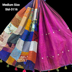 Handmade Silk Stole- While style meets utility- Medium Size-3116
