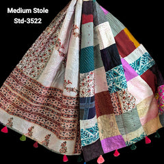 Handmade Silk Stole- While style meets utility- Medium Size-3522