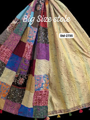 Handmade Silk Stole- While style meets utility-Big Size-2735