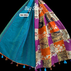 Handmade Silk Stole- While style meets utility-Big Size-2864