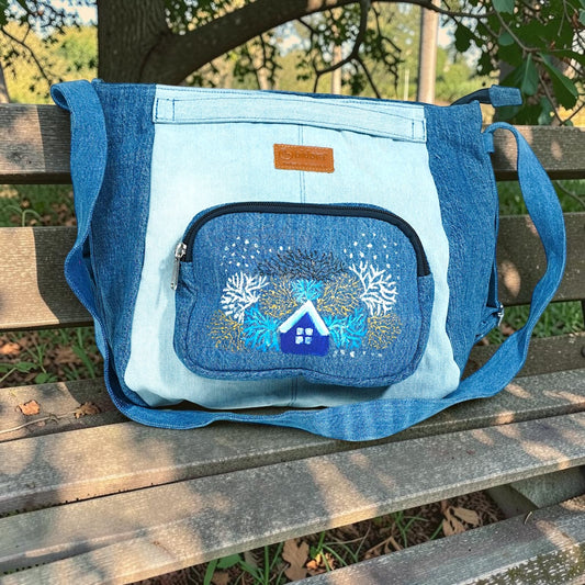 4 Way Denim Bag- Juniya
