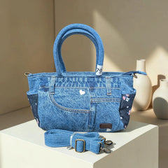 Moon Denim Bag – Vintage Jeans Bag for Everyday Style-M 79