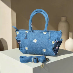 Moon Denim Bag – Vintage Jeans Bag for Everyday Style-M 84