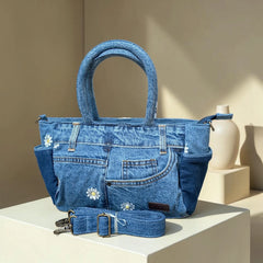 Moon Denim Bag – Vintage Jeans Bag for Everyday Style-M 94