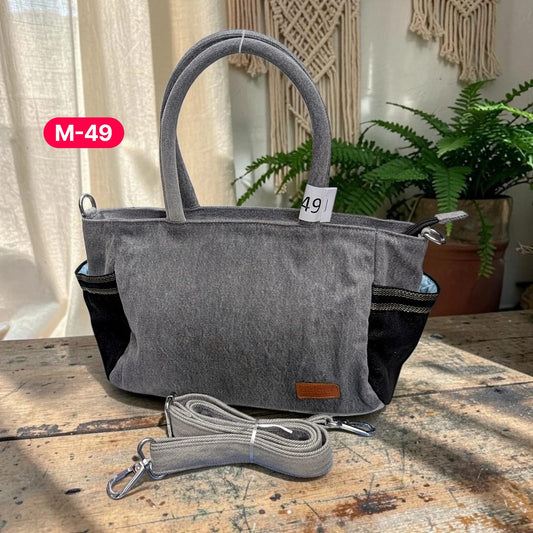 Moon Denim Bag – Vintage Jeans Bag for Everyday Style-M 49