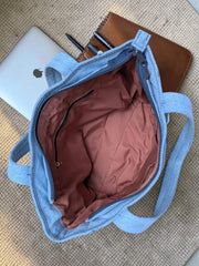 Payra-Denim Tote Ladie's Shoulder Bag
