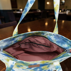 Tote Bag – Tie-Dye Denim Bag Series | 4-in-1 Upcycled Jeans Bag Set