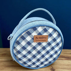 Sakura_Denim Round Bag- Trendy Look with Ample Space