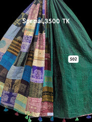 Special Handmade Silk Stole- While style meets utility-S02