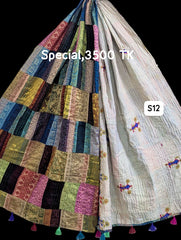 Special Handmade Silk Stole- While style meets utility-S12