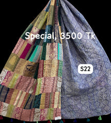 Special Handmade Silk Stole- While style meets utility-S22