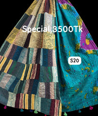 Special Handmade Silk Stole- While style meets utility-S20