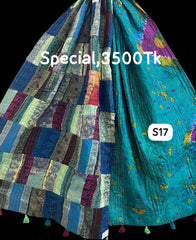 Special Handmade Silk Stole- While style meets utility-S17
