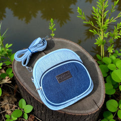 Kawaii- Mini Denim Backpack