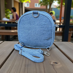Kawaii- Mini Denim Backpack