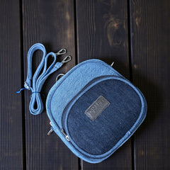 Kawaii- Mini Denim Backpack