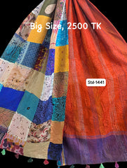 Handmade Silk Stole- While style meets utility-Big Size-1441