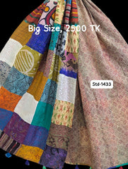 Handmade Silk Stole- While style meets utility-Big Size-1433