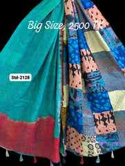 Handmade Silk Stole- While style meets utility-Big Size-2128