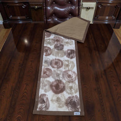 Handmade Batic Table Runner – Denim Backside & Borderline Finish