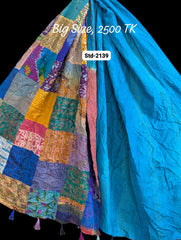 Handmade Silk Stole- While style meets utility-Big Size-2139